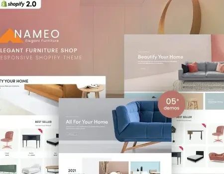 Nameo – Elegant Furniture Shop For Shopify
