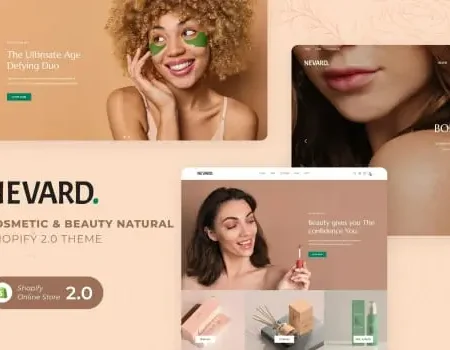 NEVARD – Beauty & Cosmetics Shopify 2.0 Theme