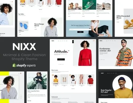 NIXX | Minimal & Clean Fashion Shopify Theme
