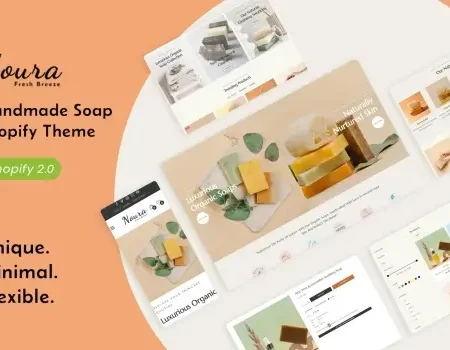 Noura – Handmade Soap Shopify Theme