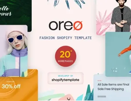 Oreo Minimal Clean Shopify Theme