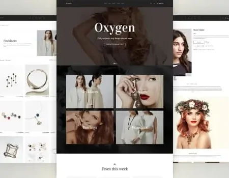 Oxygen Jewelry Responsive Shopify Theme