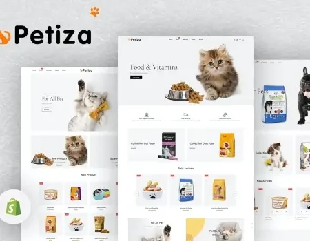 Petiza – Pets Food Shop Responsive Shopify Theme