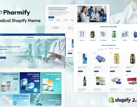 Pharmify – Pharmacy & Medical Store Shopify Theme