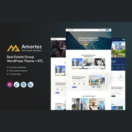 Amortez – Real Estate Group WordPress Theme