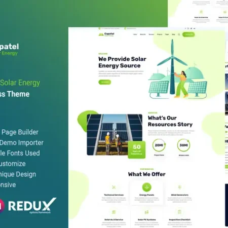 Capatel – Solar Energy WordPress Theme