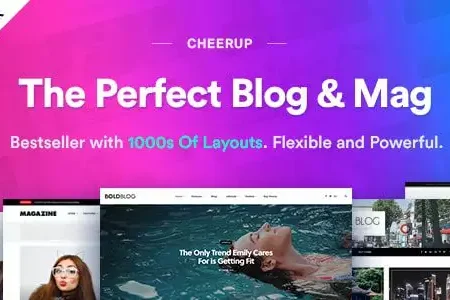 CheerUp - Food, Blog & Magazine for WordPress