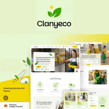 ClanyEco– Cleaning Services WordPress Theme