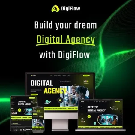 DigiFlow – Digital Agency WordPress Theme