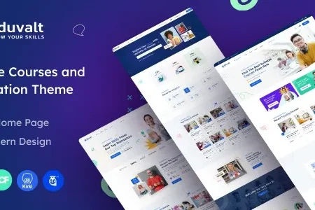 Eduvalt – Online Courses & Education WordPress Theme