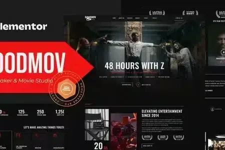 Goodmov Film Maker Elementor Kit
