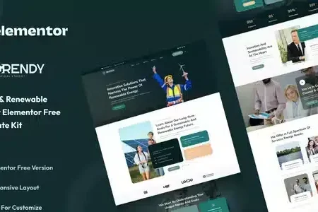 Grendy Green and Renewable Energy Elementor Kit
