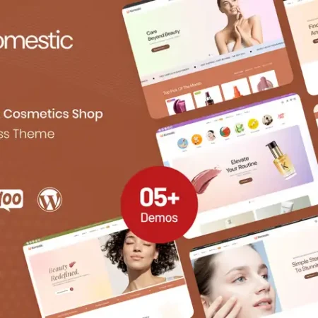 Komestic - Beauty & Cosmetics Shop WordPress Theme