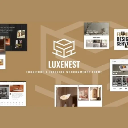 LuxeNest – Furniture & Interior WooCommerce WordPress Theme