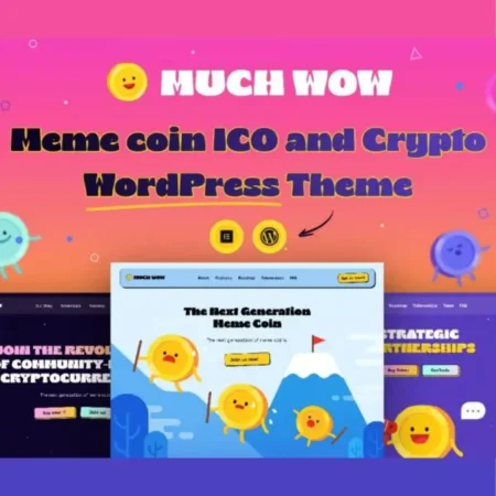 MuchWow – Meme coin ICO and Crypto WordPress Theme