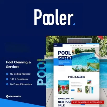 Pooler – Swimming Pool Cleaning Services WordPress Theme
