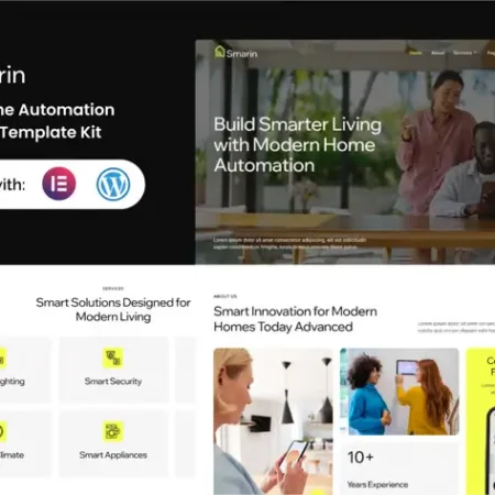 Smarin - Smart Home Automation Elementor Template Kit