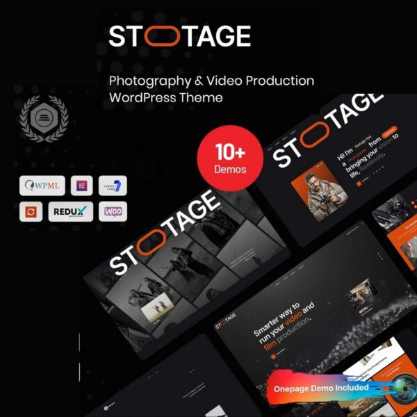 Stotage – Photography -& Video- Production -WordPress -Theme Stotage – Photography Video Production WordPress Theme