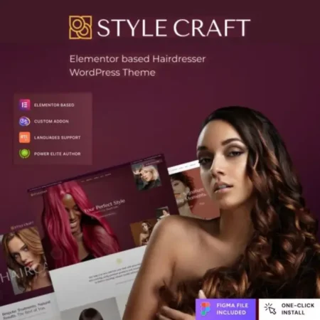 Style Craft – Hairdresser & Hair Salon WordPress Theme