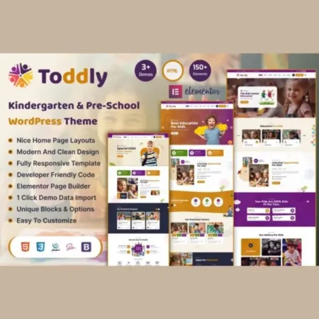 Toddly – Kids & Kindergarten WordPress Theme