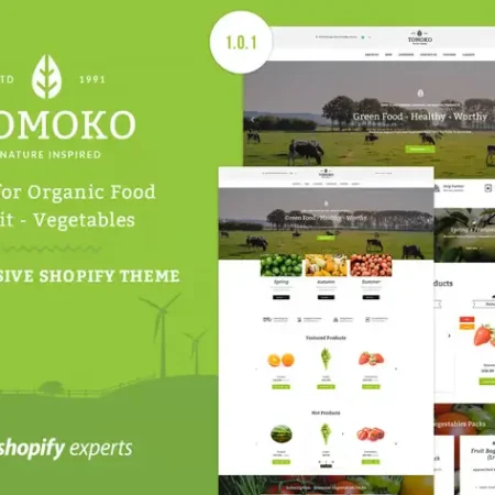 Tomoko – Organic Food/Fruit Shopify Theme