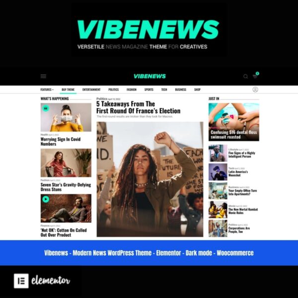 Vibenews – Newspaper -& Magazine -WordPress -Theme Vibenews – Newspaper Magazine WordPress Theme