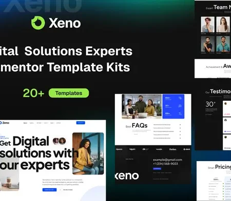 Xeno - Digital Solutions Experts Elementor Template Kits