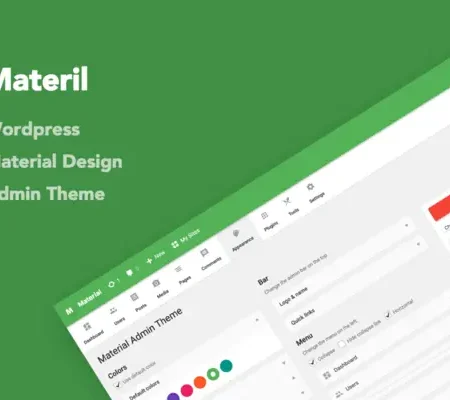 Materil – WordPress Material Design Admin Theme