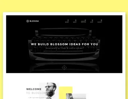Blossom – Minimal Portfolio HTML5 Template