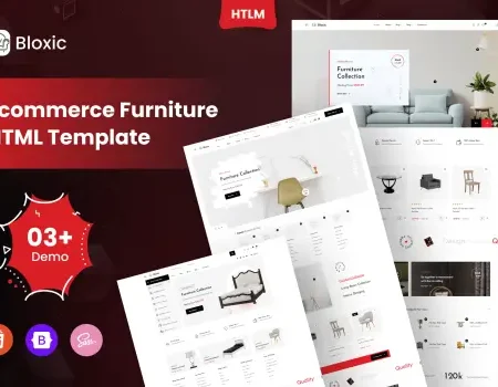 Bloxic – Furniture Store HTML Template