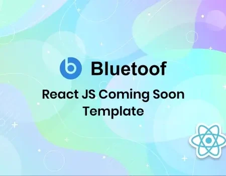 Bluetoof – React JS Coming Soon Template