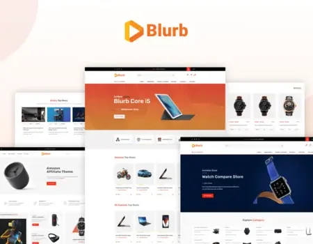 Blurb – Affiliate Comparison Coupon HTML Template