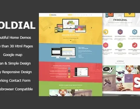 Boldial HTML – Flat Creative Theme