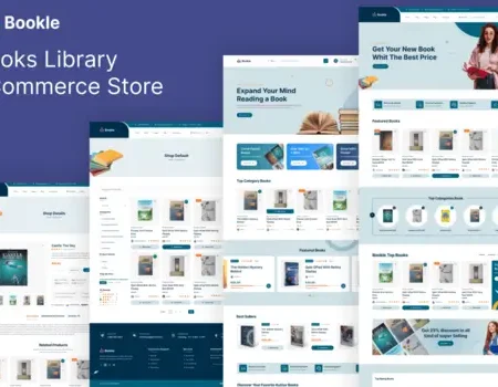 Bookle – Books Library eCommerce Store