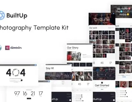 BuiltUp – Photography Template Kit