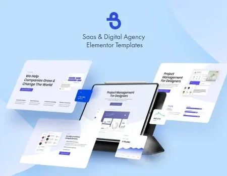 Burto – Saas & Digital Agency Elementor Template Kit