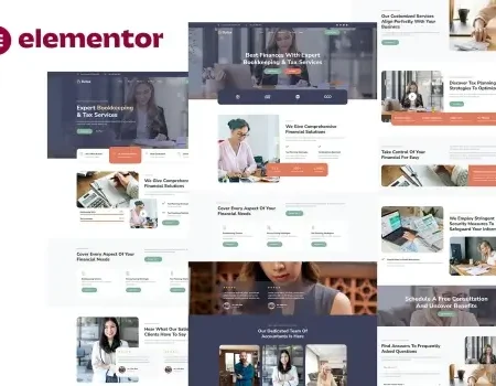 Butax – Tax Service & Financial Advisor Elementor Template Kit