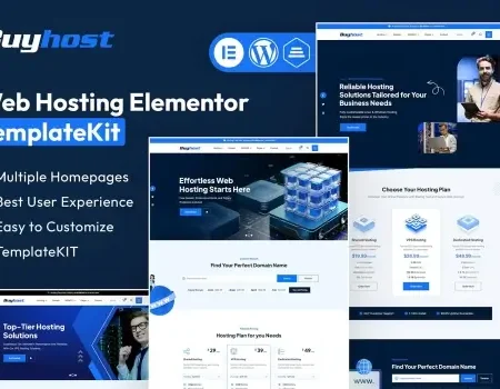 Buyhost – Web Hosting Elementor Template Kit