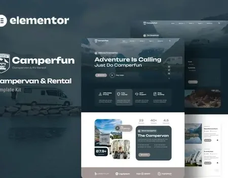 Camperfun – Campervan & Rental Elementor Template Kit