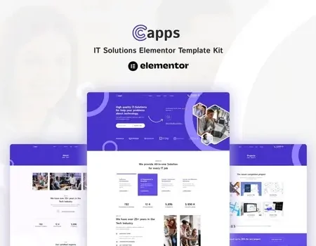 Capps – IT Solutions Elementor Template Kit