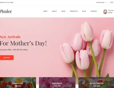 Phuler – Flower Shop Shopify Theme