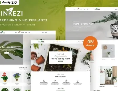 Pinkezi – Gardening & Houseplants Shopify Theme