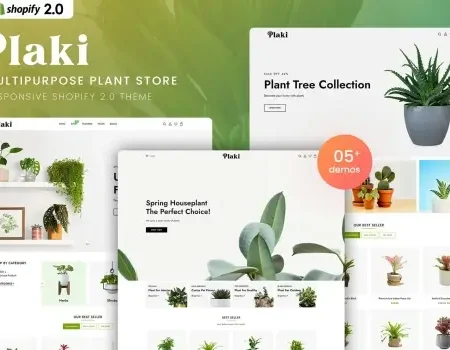 Plaki – MultiPurpose Plant Store Shopify 2.0 Theme