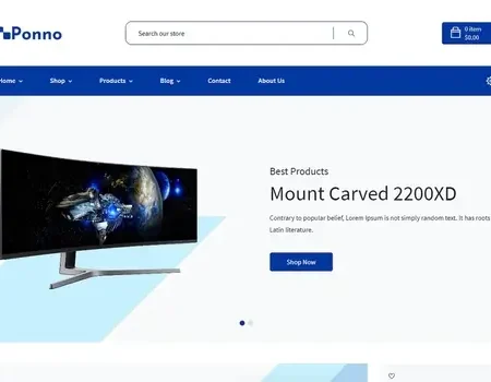 Ponno – Electronics eCommerce Shopify Theme + RTL