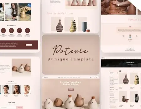 Poterie – Handmade, Ceramic Artist Shopify Theme