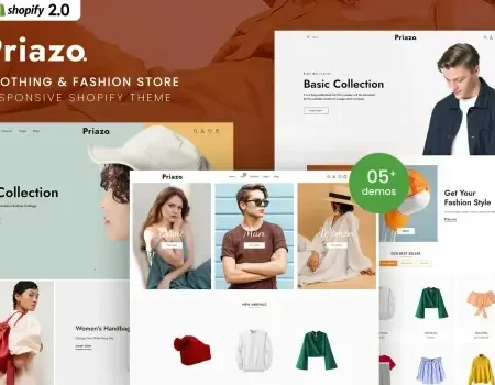 Priazo – Clothing & Fashion Shopify 2.0 Theme