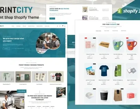 Printcity – Print Shop Shopify Theme