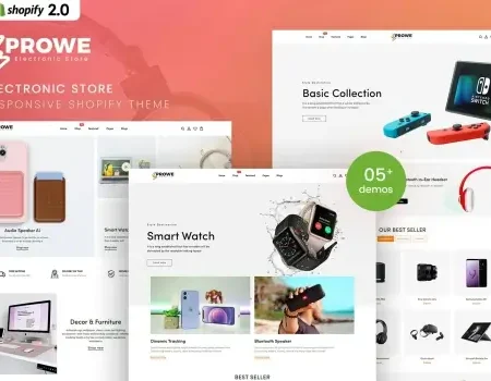 Prowe – Electronic Store Responsive Shopify Theme