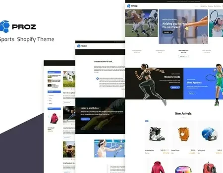 Proz – Sports Store Shopify Theme