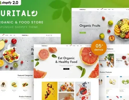 Purital – Organic & Food Store Shopify 2.0 Theme
